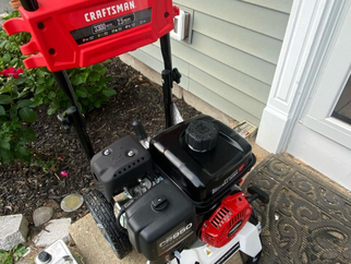 Craftsman pressure washing for surface cleaning and preparation